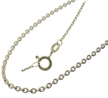 Collier Anker rund 1,6mm 14Kt 585 WEISSGOLD 45cm