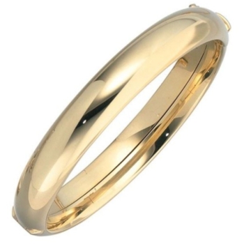 Armreif gewölbt 12mm 14Kt 585 Gold