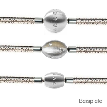 Edelstahl Collier La-Ola 5mm für Wechelschliesse