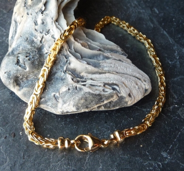 Armband Königskette 2,5mm 19cm 14Kt 585 GOLD