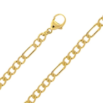 Armband Figaro 4mm 19cm 14Kt 585 GOLD