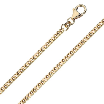 Collier Panzer flach 2,7mm 14Kt 585 GOLD 60cm