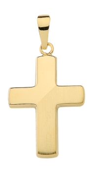 Anhänger Kreuz 14x19mm 14Kt 585 GOLD