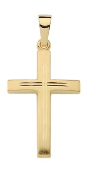 Anhänger Kreuz 14x19mm 8Kt 333 GOLD