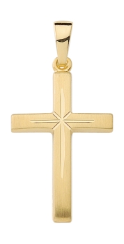 Anhänger Kreuz 15x22mm 8Kt 333 GOLD