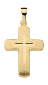 Anhänger Kreuz 15x19mm 8Kt 333 GOLD