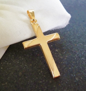 Anhänger Kreuz 14x21mm 8Kt 333 GOLD