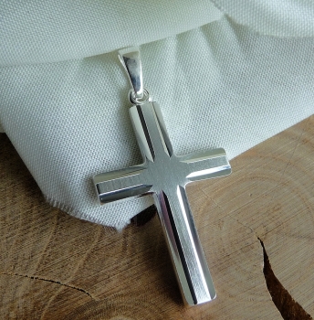 Anhänger Kreuz 17x25mm Silber 925