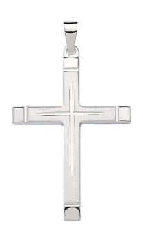 Anhänger Kreuz 22x32mm Silber 925