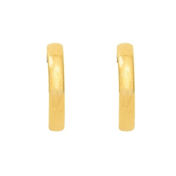 Creole Klappscharnier gewölbt Ø12mm 8Kt 333 GOLD