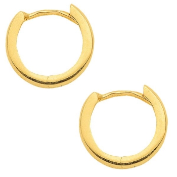 Creole Klappscharnier gewölbt Ø12mm 8Kt 333 GOLD