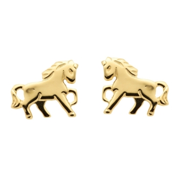 Ohrstecker Pferd 14Kt 585 GOLD