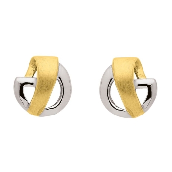 Ohrstecker bicolor 8Kt 333 GOLD