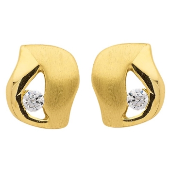 Ohrstecker 8,3mm Zirkonia 8Kt 333 GOLD