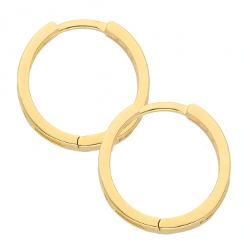 Creole Klappscharnier Zirkonia Ø13,8mm 8Kt 333 GOLD