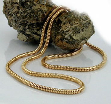 Collier Schlange 2mm 8Kt 333 GOLD 45cm