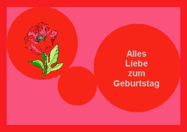 Grußkarte Geburtstag II