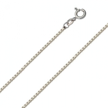 Collier Venezianerkette 1,2mm 38cm 14Kt WEISSGOLD