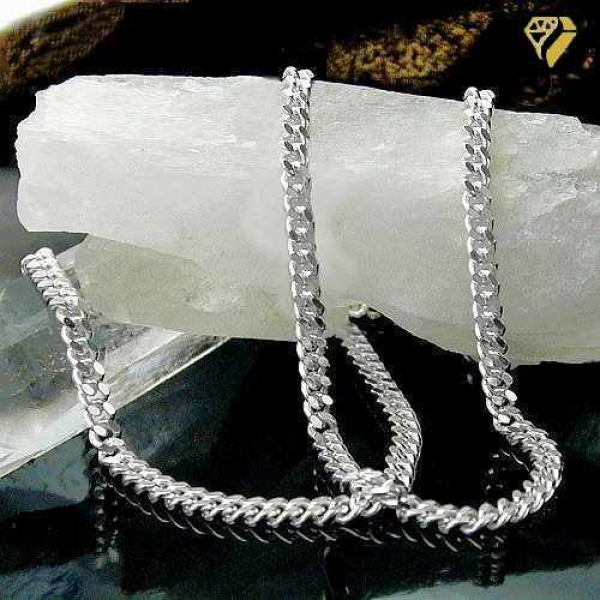 Collier Kette Panzer 2,7mm Silber 925 45cm