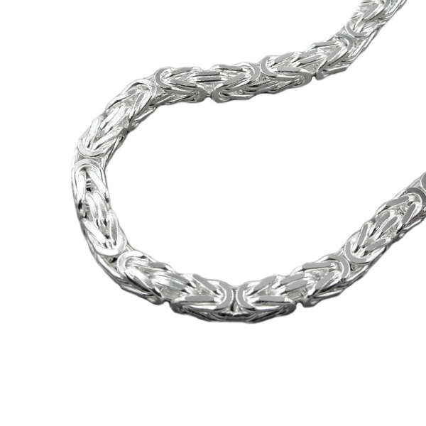 Armband 4mm Königskette 17-24cm Silber 925