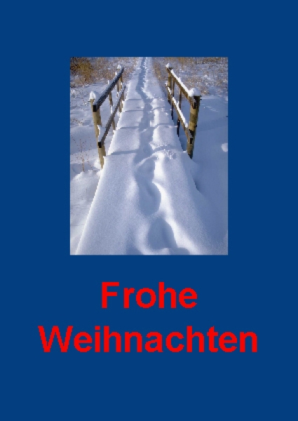 Grußkarte Weihnachten I