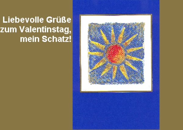 Grußkarte Valentinstag II