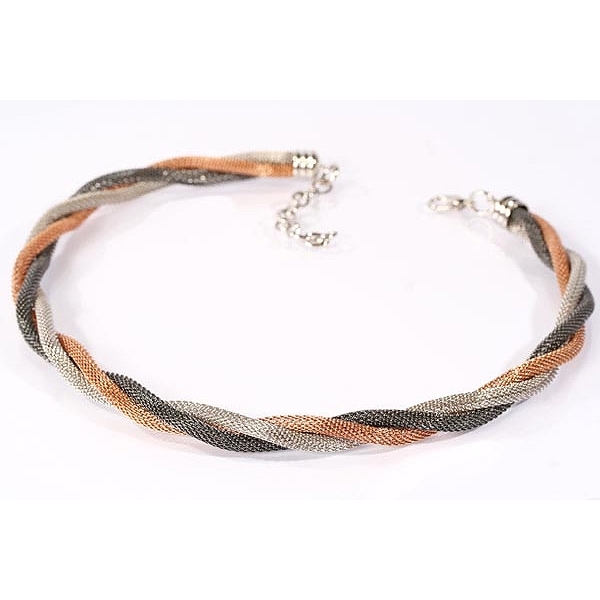 Collier Meshkette Tri-Colour