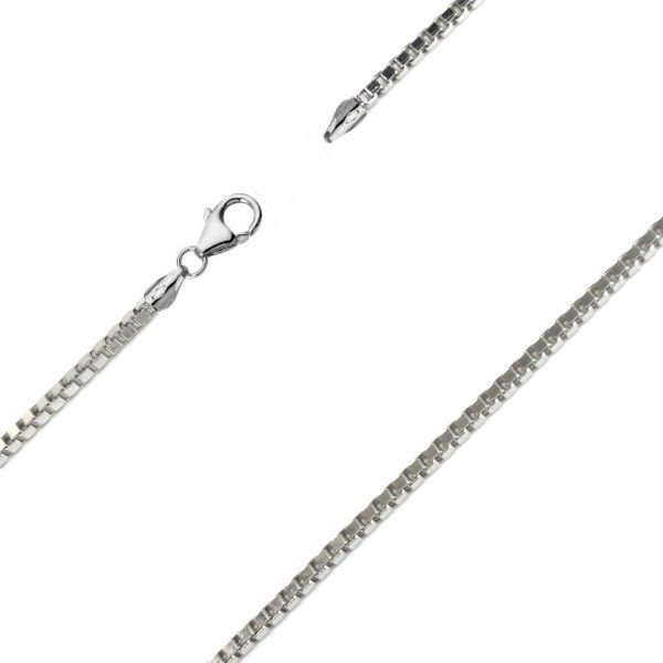 Collier Kette 1mm Venezianer  Silber 925 45cm