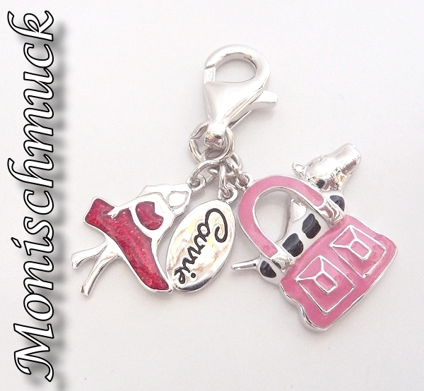 Anhänger Charm 925 Silber Lady-Bagdog