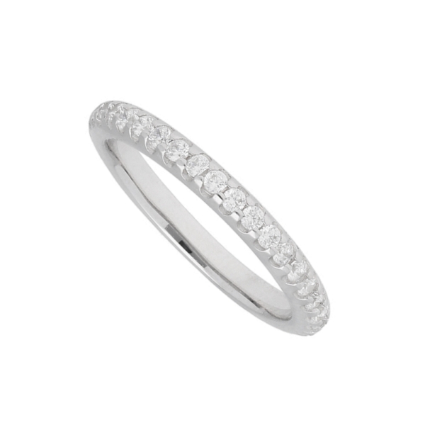 Ring Memoire Zirkonia 925 Silber Gr.56