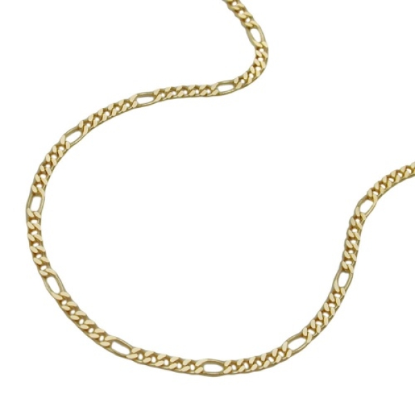 Kette 1,6mm Figarokette 9Kt GOLD 42cm