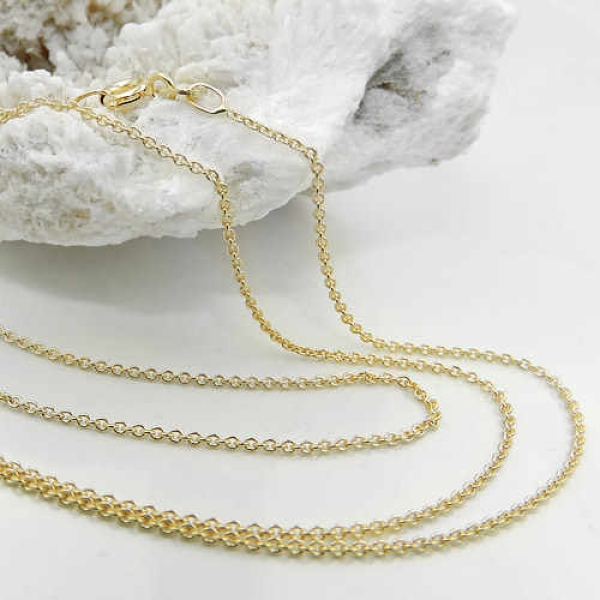 Collier Anker rund 1,1mm 8Kt 333 GOLD 38cm