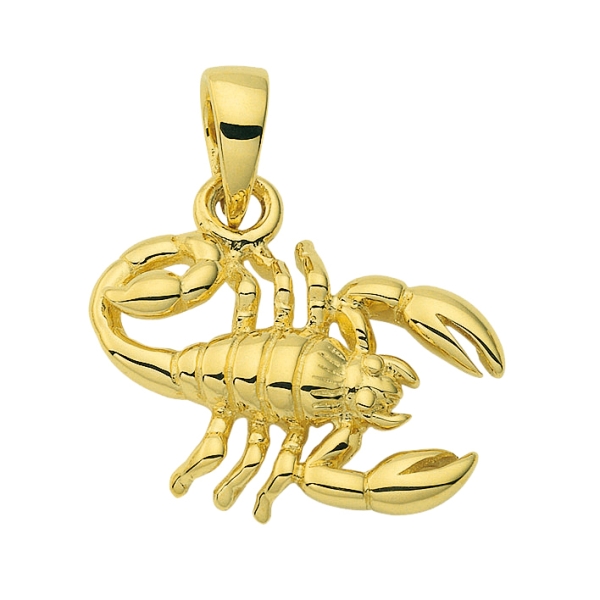 Anhänger Sternzeichen Skorpion 14Kt 585 GOLD