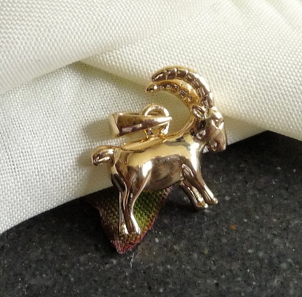 Anhänger Sternzeichen Steinbock 14Kt 585 GOLD