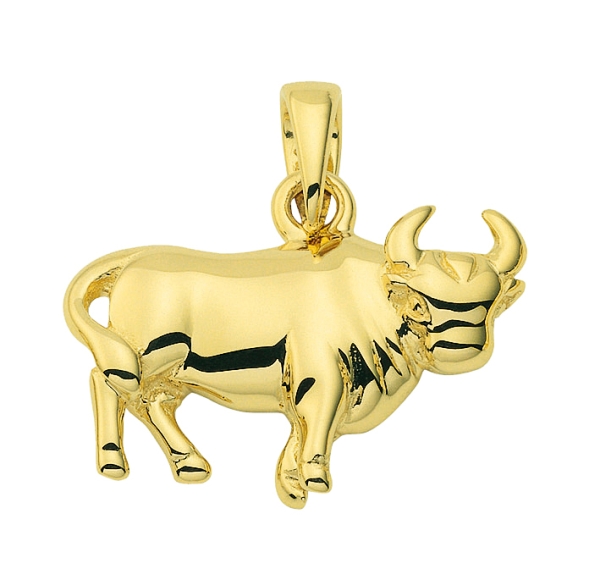 Anhänger Sternzeichen Stier 14Kt 585 GOLD