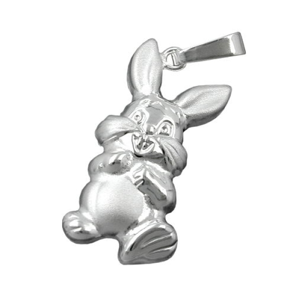 Anhänger Hase 20x10mm Silber 925