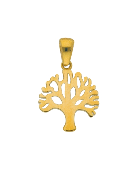 Anhänger 13,5mm Baum des Lebens 8Kt GOLD