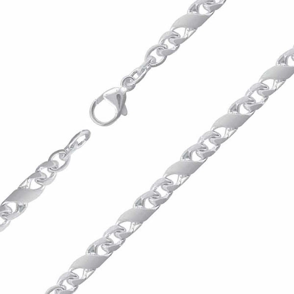 Armband Kette Fantasie 5mm 925 Silber 19cm