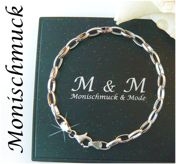 Silberarmband 5mm 925 für Charms 19cm