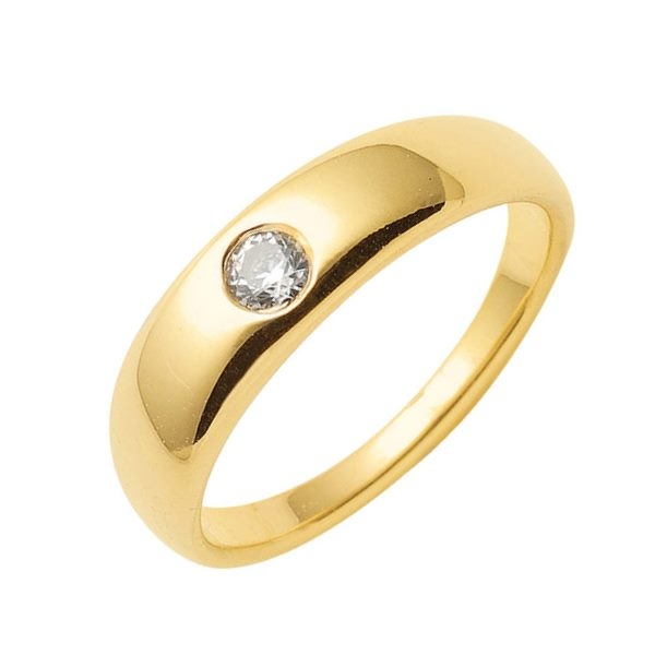 Anhänger Taufring mit Zirkonia 14Kt 585 GOLD