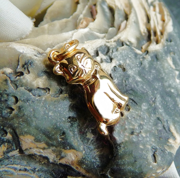 Anhänger Katze 14Kt 585 GOLD