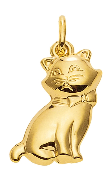 Anhänger Katze 14Kt 585 GOLD