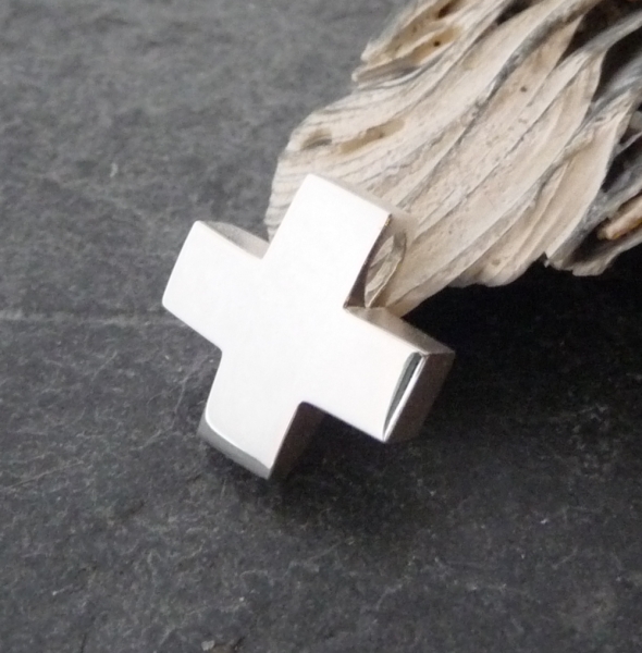 Anhänger Kreuz 14x14mm Silber 925