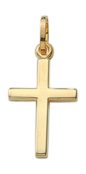 Anhänger Kreuz 10x14mm 14Kt 585 GOLD