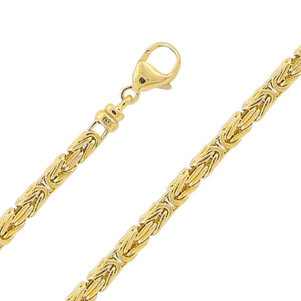 Collier Königskette 3,4mm 50cm 14Kt 585 GOLD