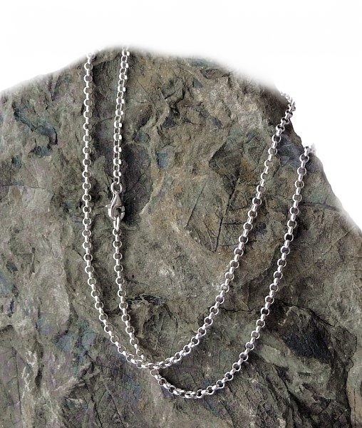 Kette Ankerkette 1,8mm rund Erbskette Silber 925 50cm