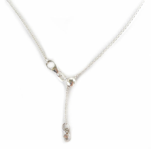 Collier Kette 80cm vario mit Zirkonia Anhänger 925 Silber