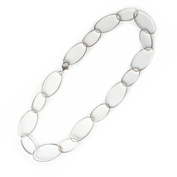 Collier Kette Design Elipse 40-90cm 925 Silber