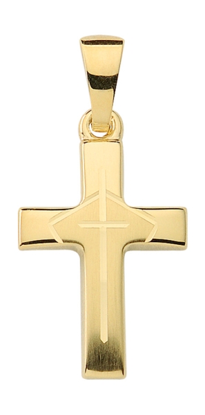 Anhänger Kreuz 11x16mm 8Kt 333 GOLD