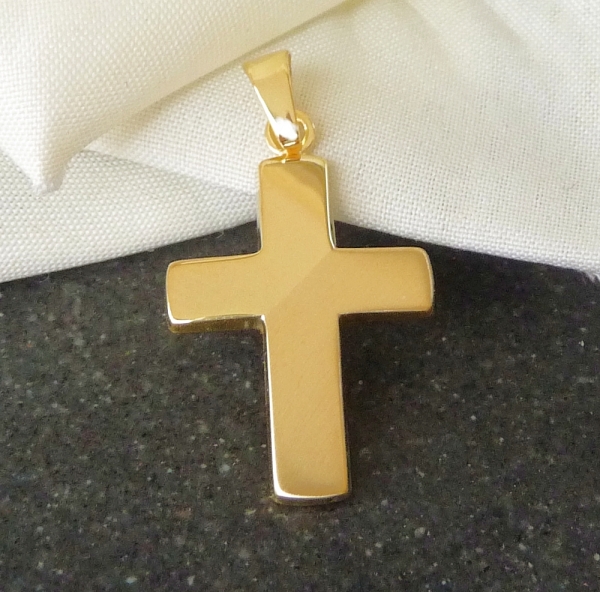 Anhänger Kreuz 14x19mm 14Kt 585 GOLD